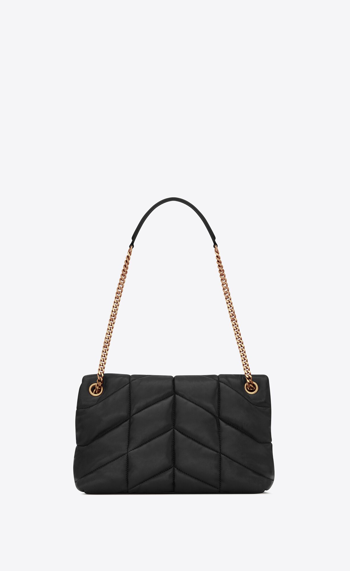 small puffer in quilted nappa leather black small puffer in quilted nappa leather black