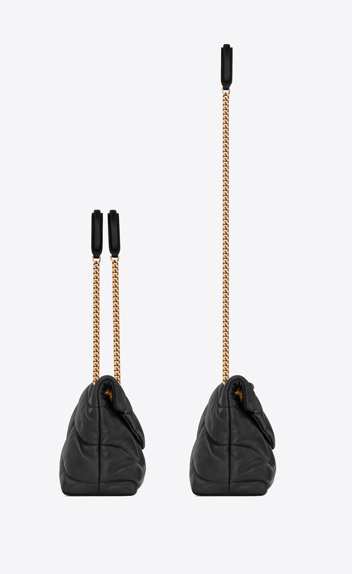 small puffer in quilted nappa leather black small puffer in quilted nappa leather black