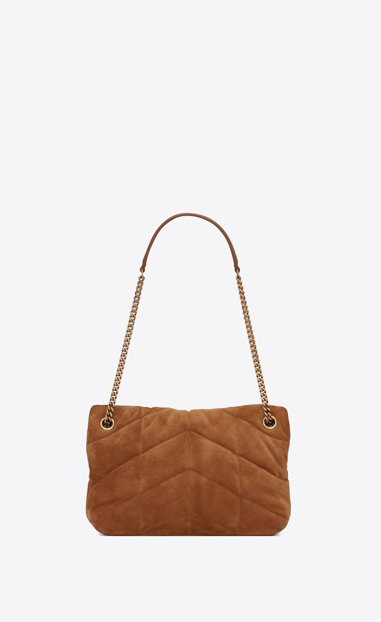 small puffer in suede cinnamon small puffer in suede cinnamon