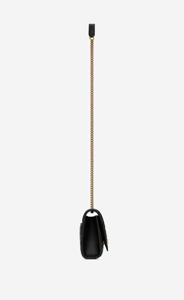 small envelope in quilted nappa leather black