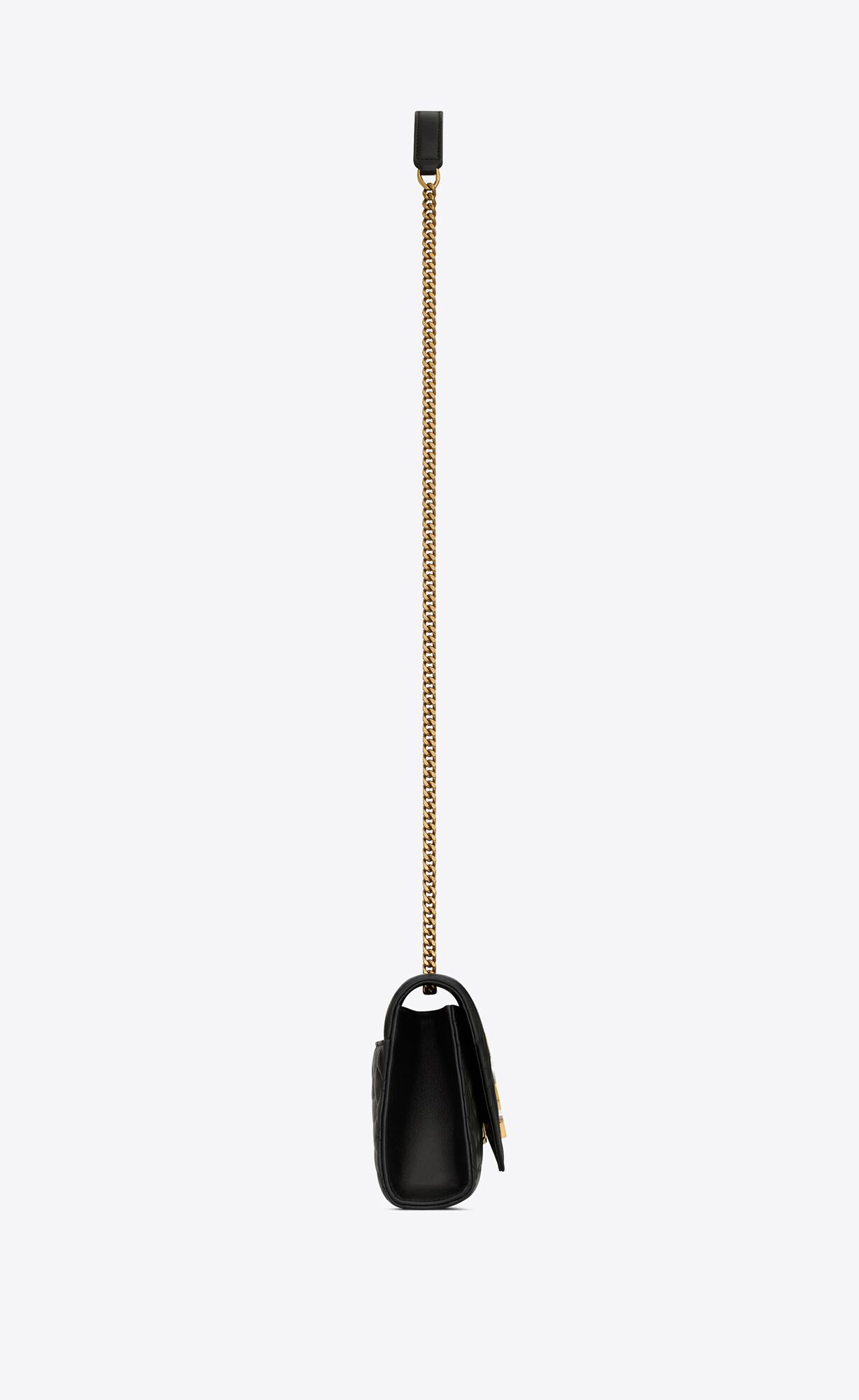 small envelope in quilted nappa leather black small envelope in quilted nappa leather black