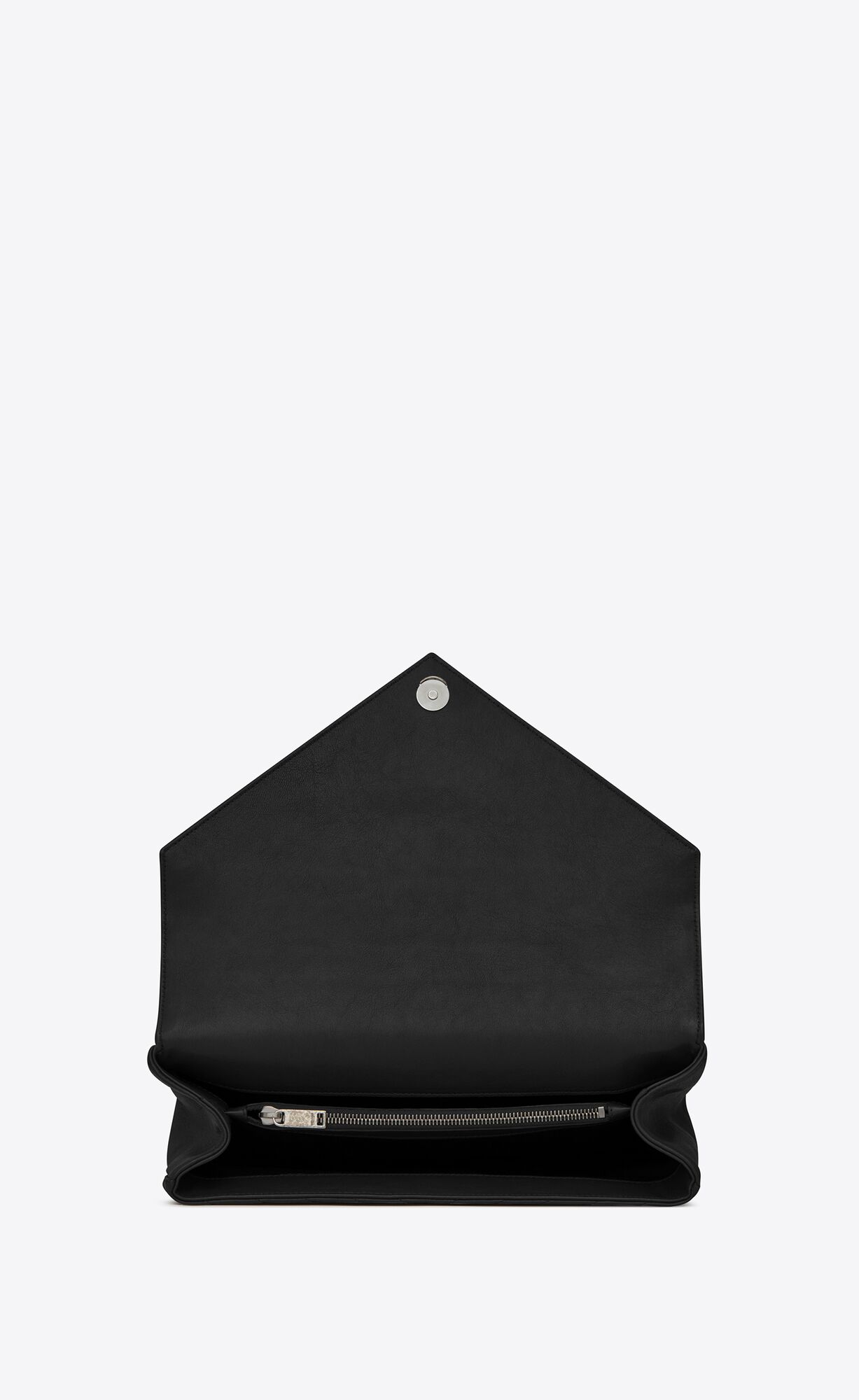 large college in quilted leather black large college in quilted leather black