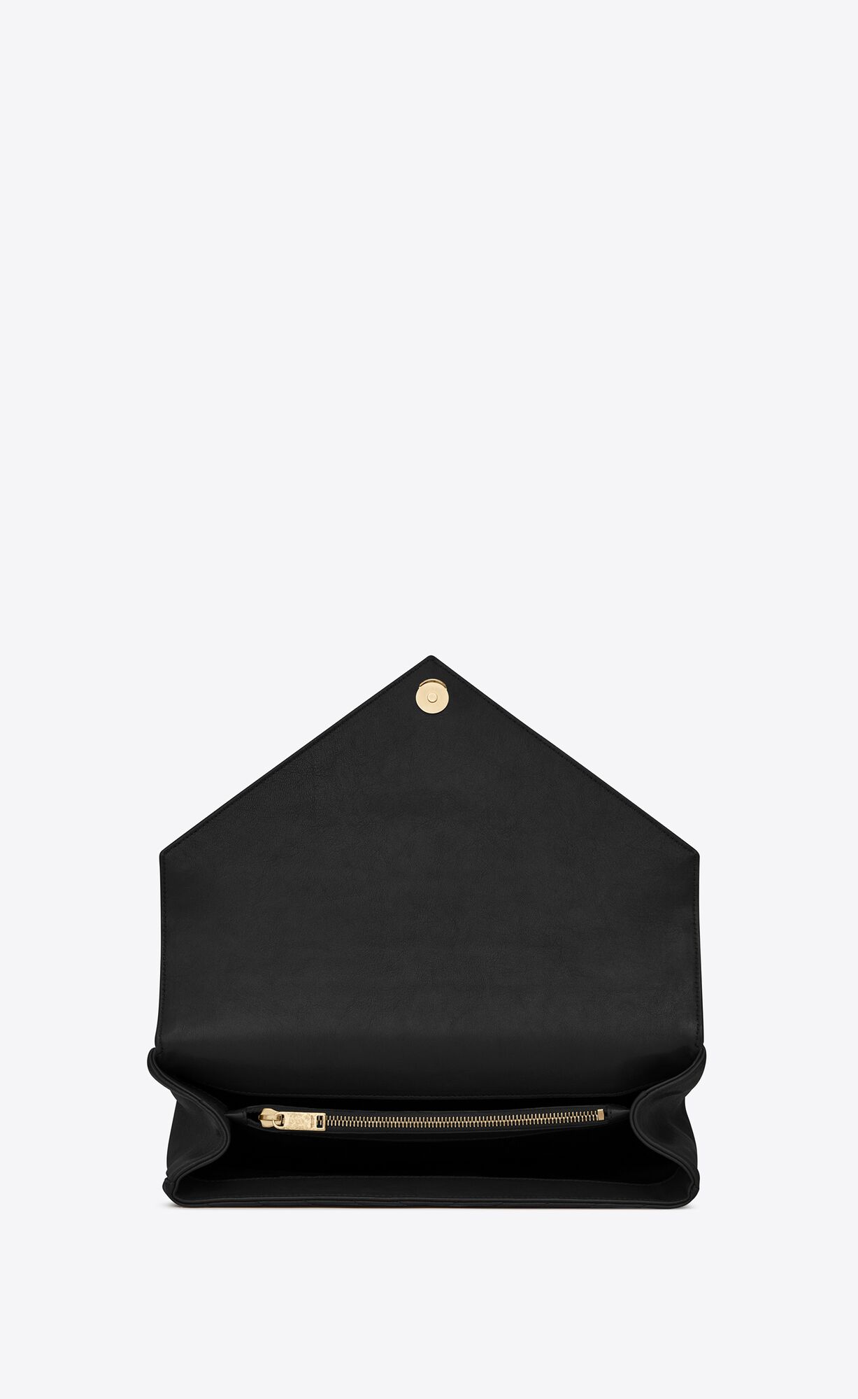 large college in quilted leather black large college in quilted leather black
