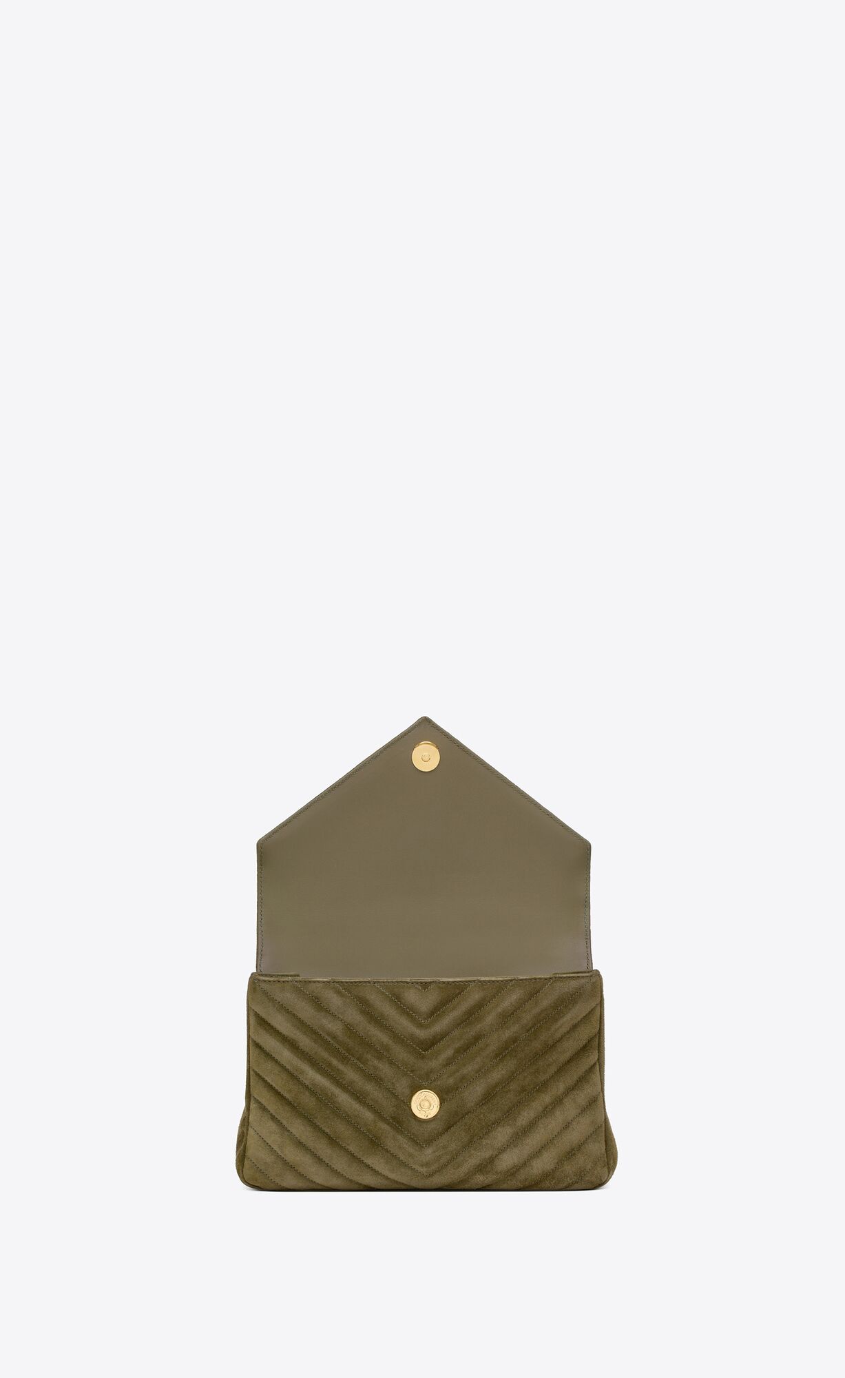 medium college in quilted suede loden green medium college in quilted suede loden green