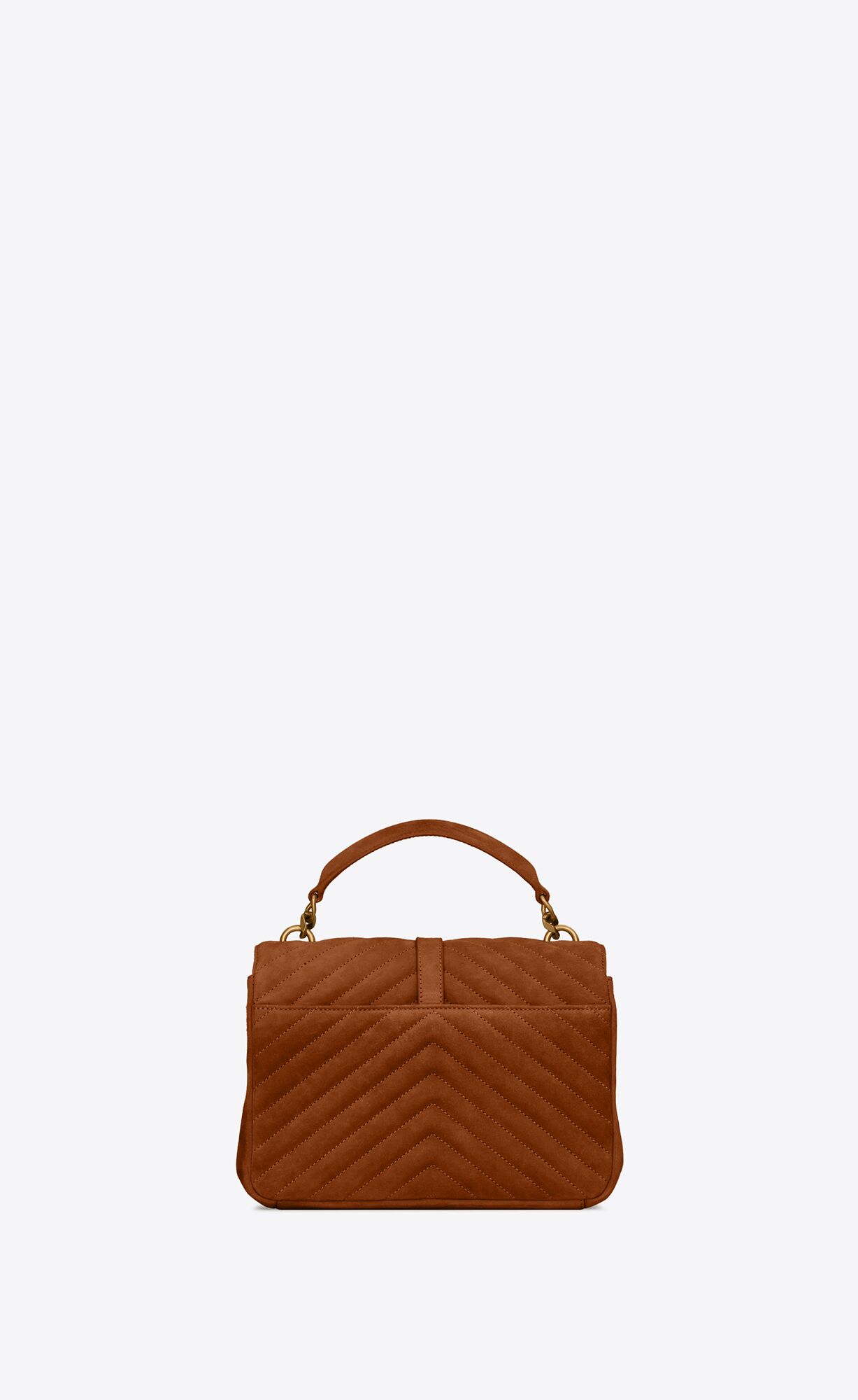 medium college in quilted suede cinnamon medium college in quilted suede cinnamon