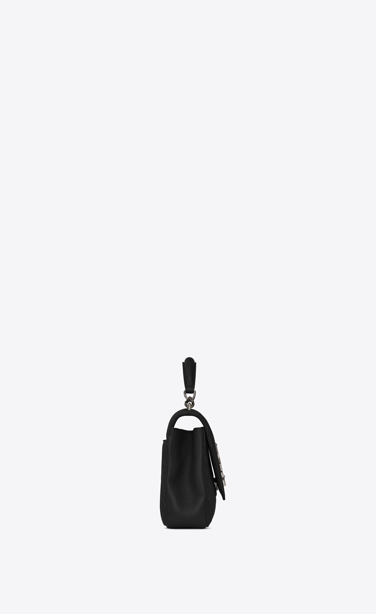 medium college in quilted leather black medium college in quilted leather black