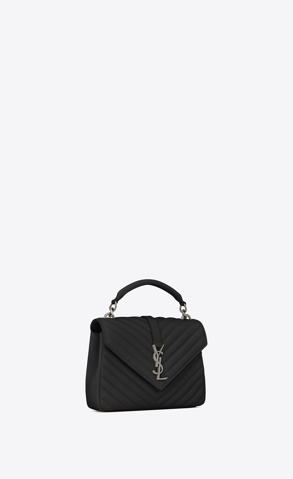 medium college in quilted leather black medium college in quilted leather black