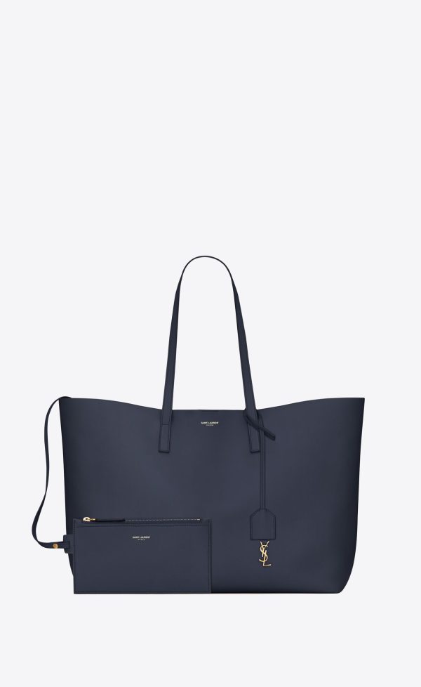 shopping saint laurent leather navy