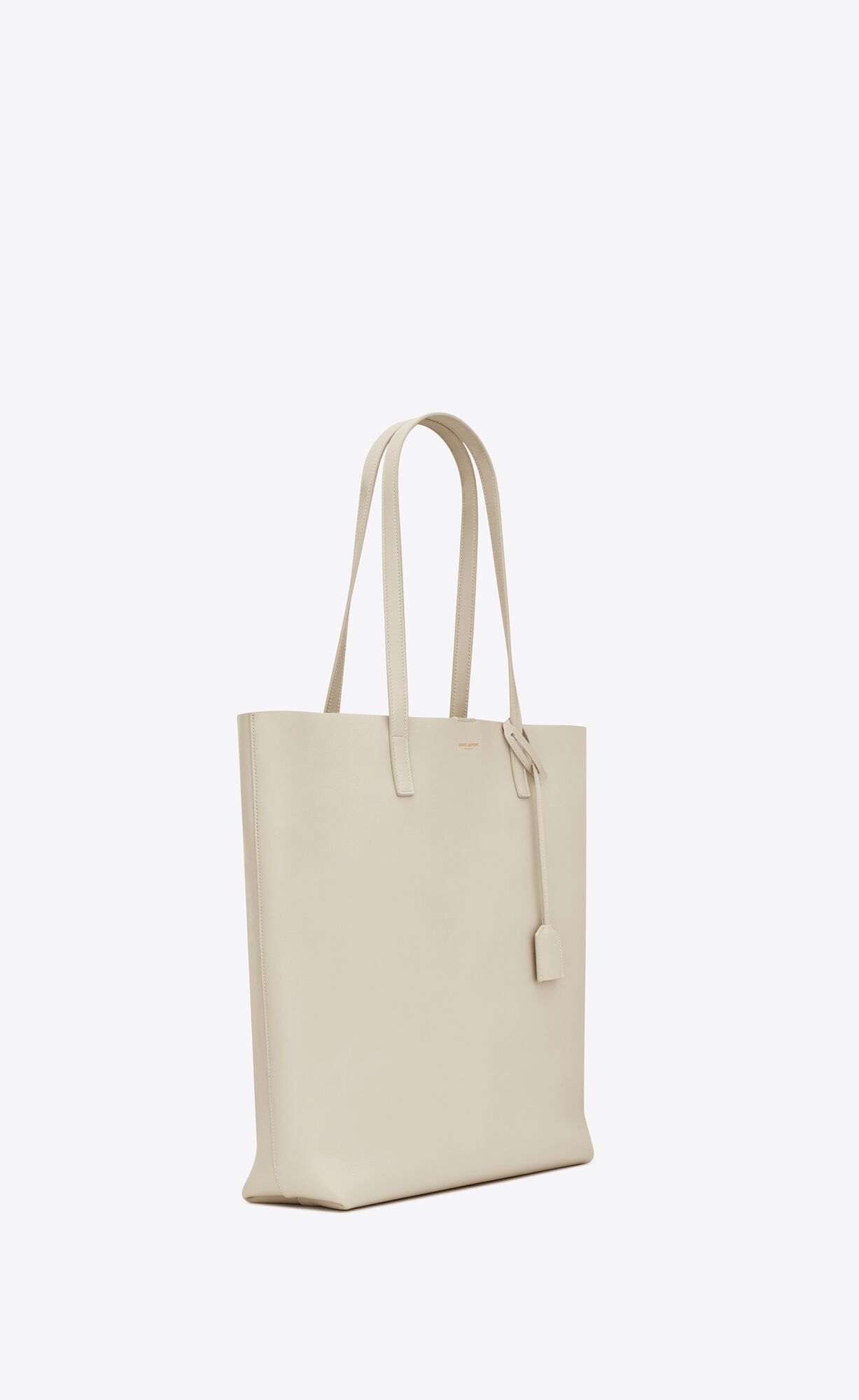 shopping saint laurent in leather vintage white shopping saint laurent in leather vintage white