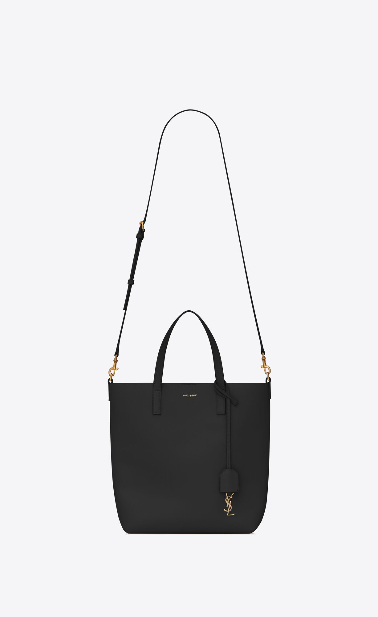shopping saint laurent in leather black shopping saint laurent in leather black