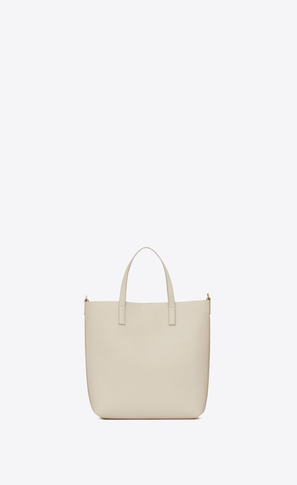 shopping saint laurent in leather blanc vintage