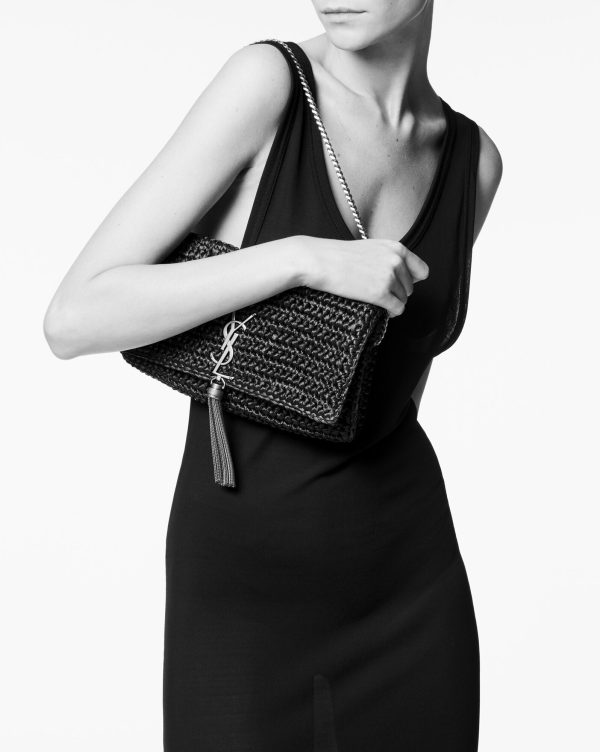 kate 99 tassel in raffia black