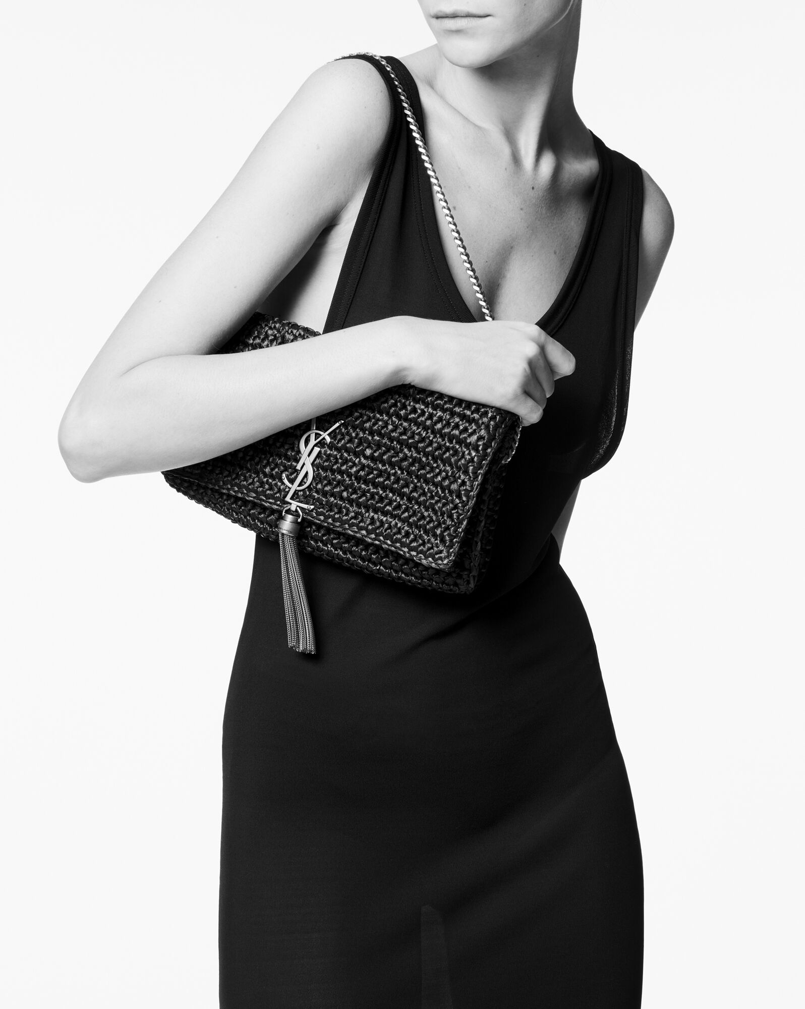 kate 99 tassel in raffia black kate 99 tassel in raffia black