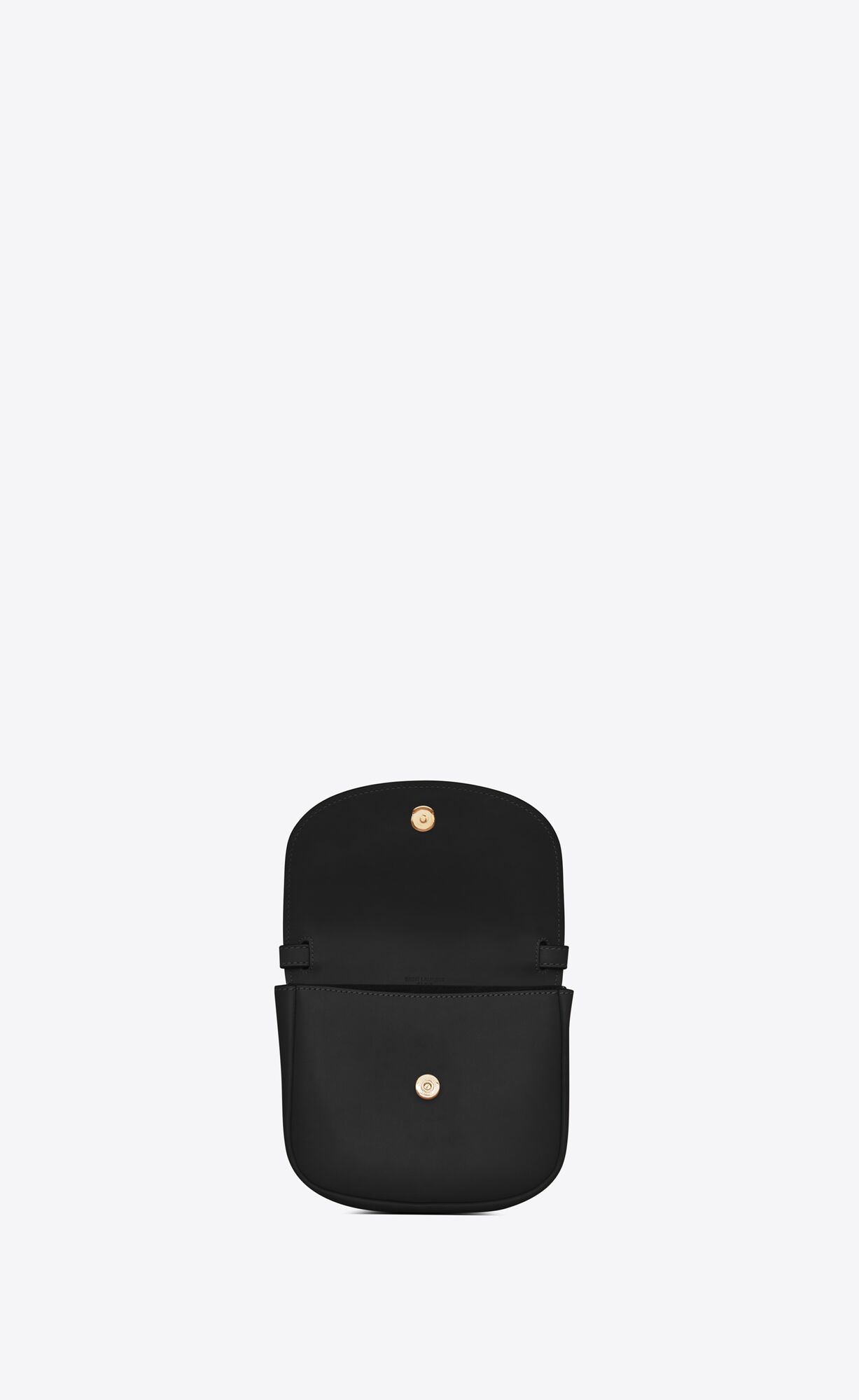 kaia small satchel in smooth leather noir kaia small satchel in smooth leather noir