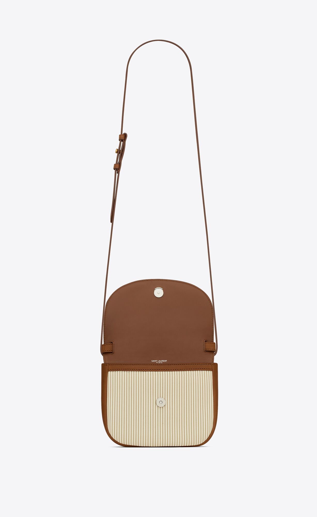 kaia small in canvas and vegetable tanned leather beige and brick kaia small in canvas and vegetable tanned leather beige and brick