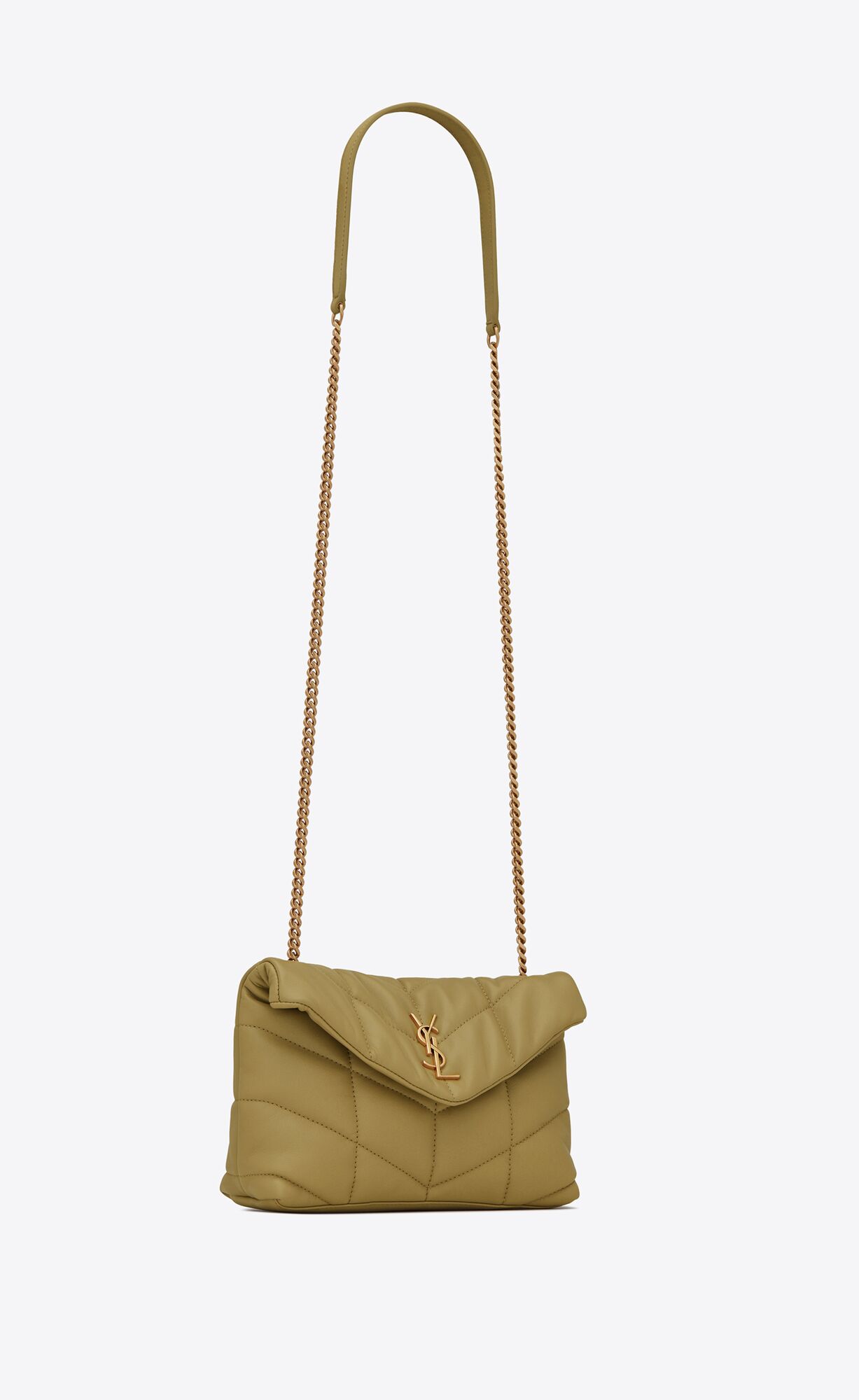 puffer toy bag in quilted lambskin hazel green puffer toy bag in quilted lambskin hazel green