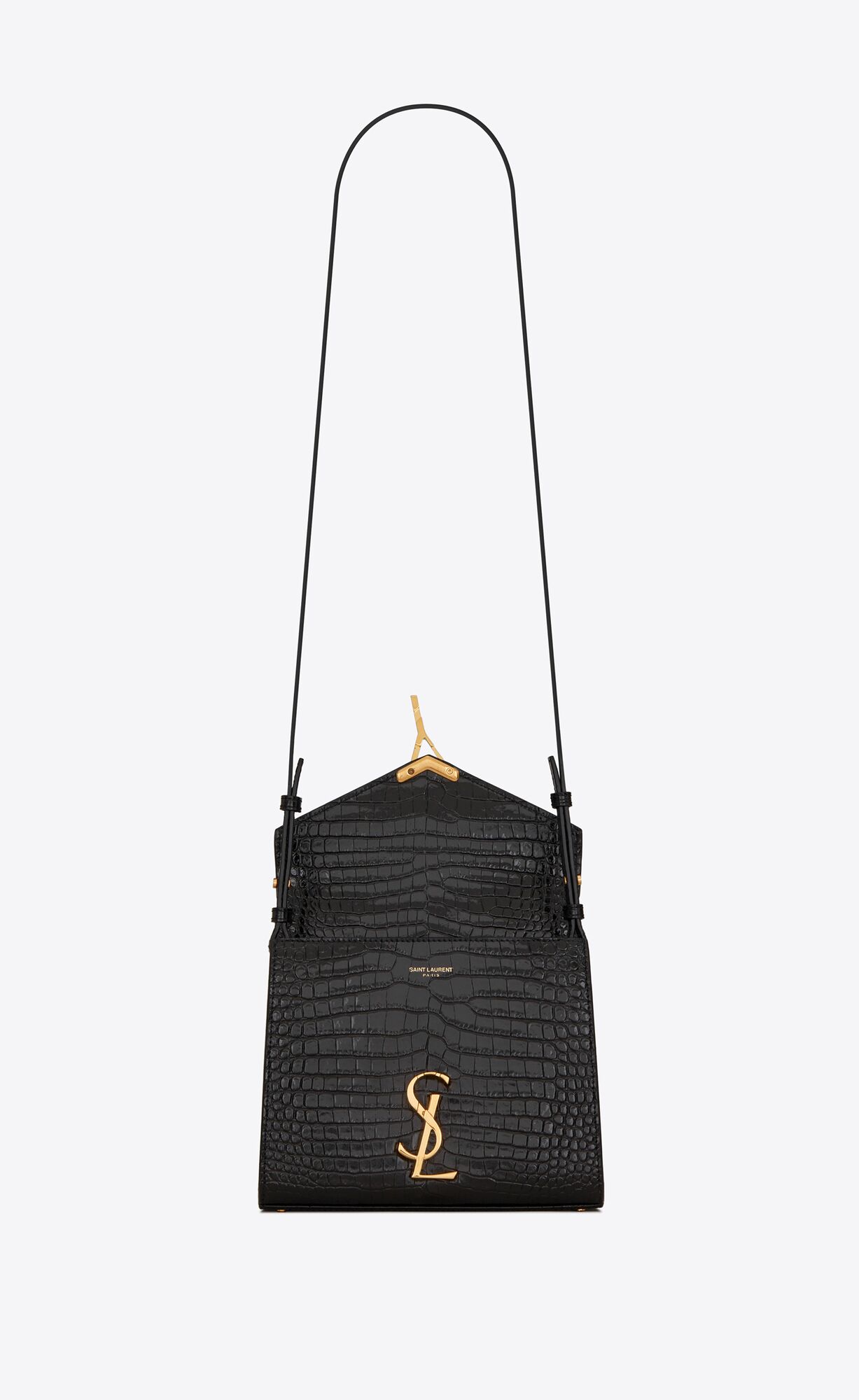 cassandra mini top handle bag in crocodile embossed shiny leather black cassandra mini top handle bag in crocodile embossed shiny leather black