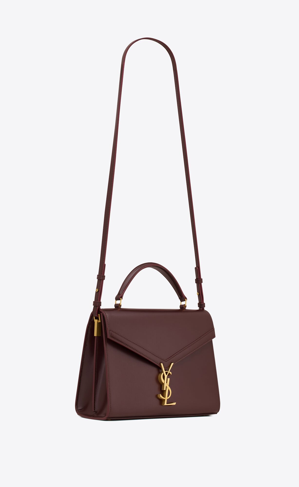 cassandra medium top handle bag in box saint laurent leather dark pecan cassandra medium top handle bag in box saint laurent leather dark pecan