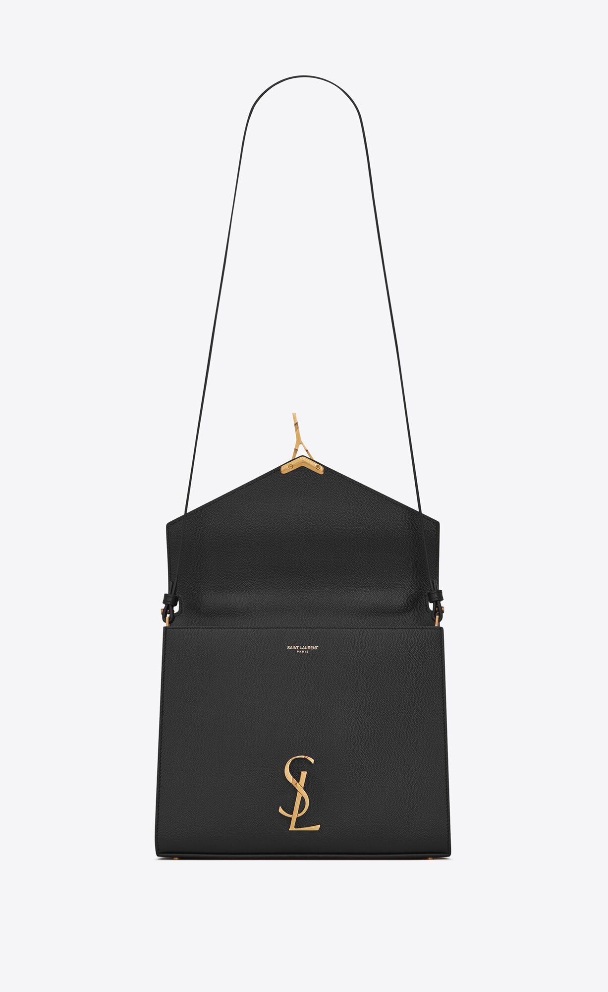 cassandra medium top handle bag in grain de poudre embossed leather black cassandra medium top handle bag in grain de poudre embossed leather black