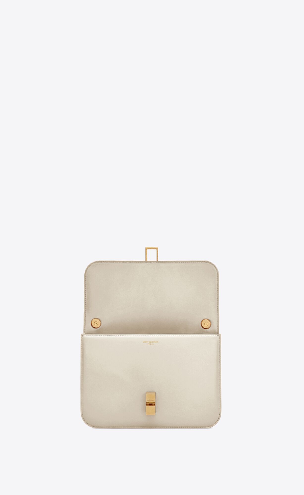 le carré satchel in box saint laurent leather blanc vintage le carré satchel in box saint laurent leather blanc vintage