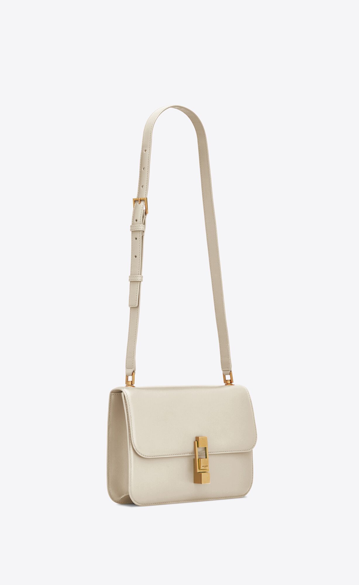 le carré satchel in box saint laurent leather blanc vintage le carré satchel in box saint laurent leather blanc vintage