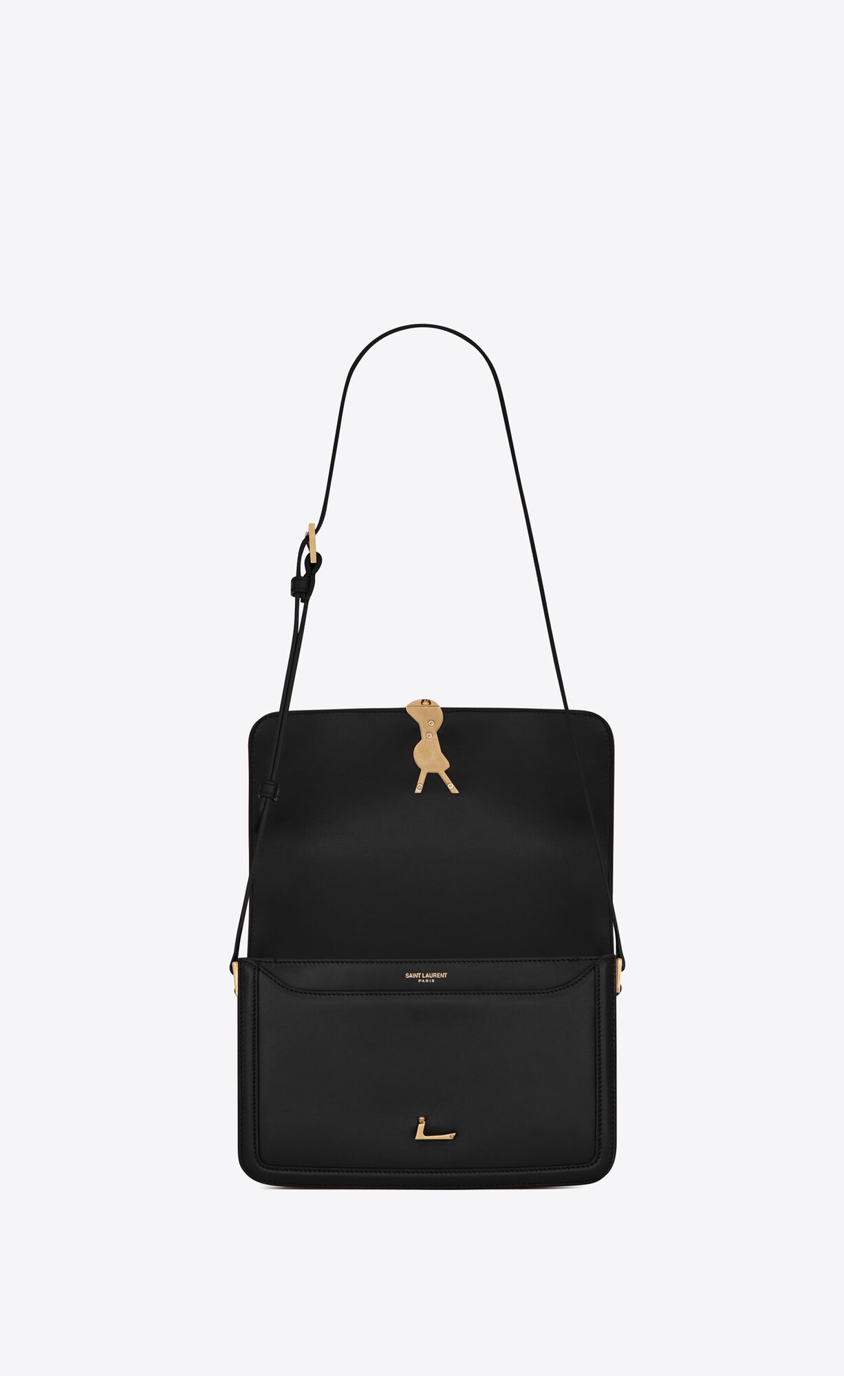 solferino medium satchel in box saint laurent leather black solferino medium satchel in box saint laurent leather black