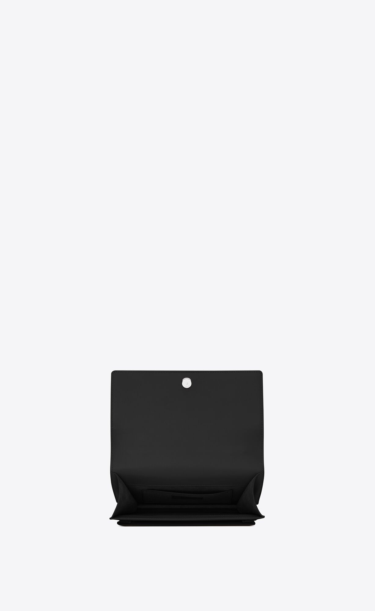 sunset top handle in smooth leather noir sunset top handle in smooth leather noir