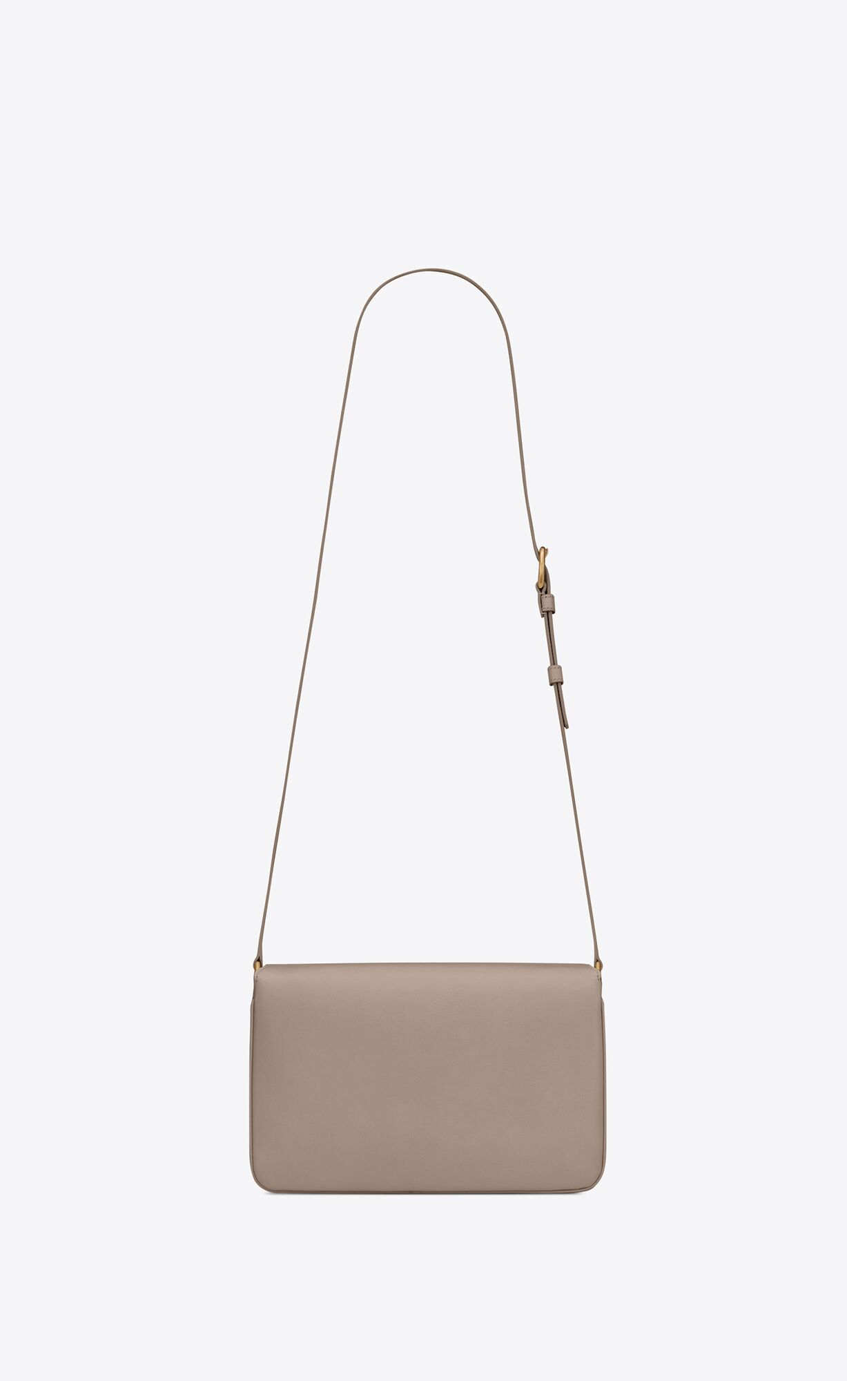 le maillon satchel in smooth leather greyish brown le maillon satchel in smooth leather greyish brown