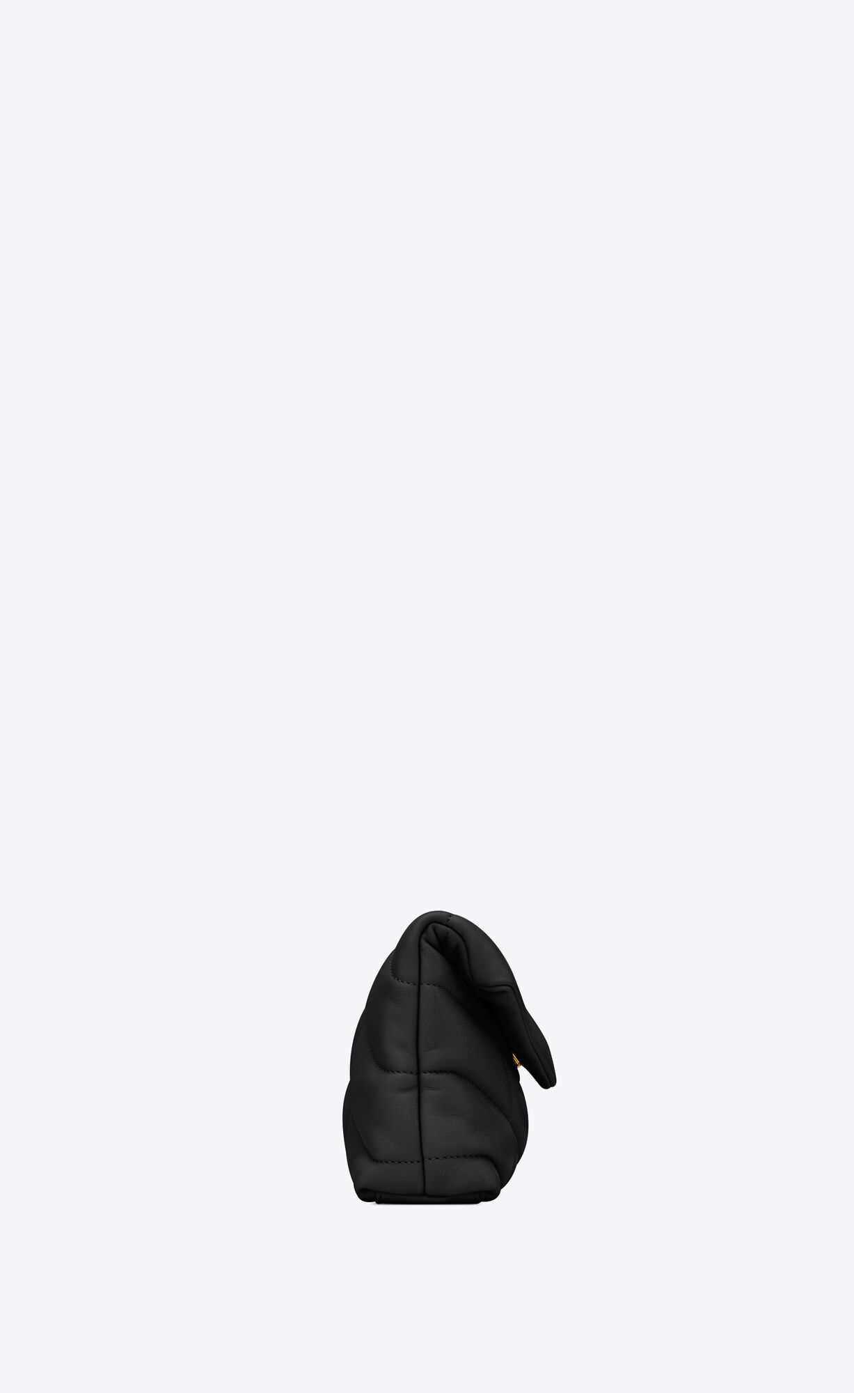 puffer small pouch in quilted lambskin black puffer small pouch in quilted lambskin black