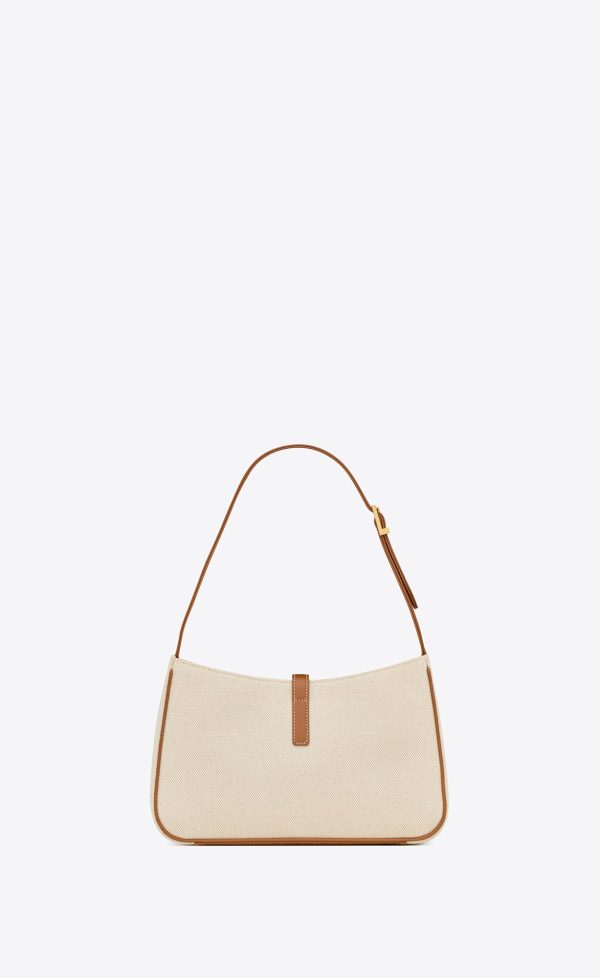 le 5 à 7 in canvas and leather grege and brick