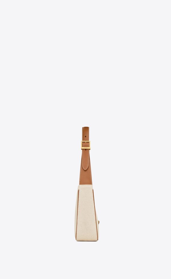le 5 à 7 in canvas and leather grege and brick