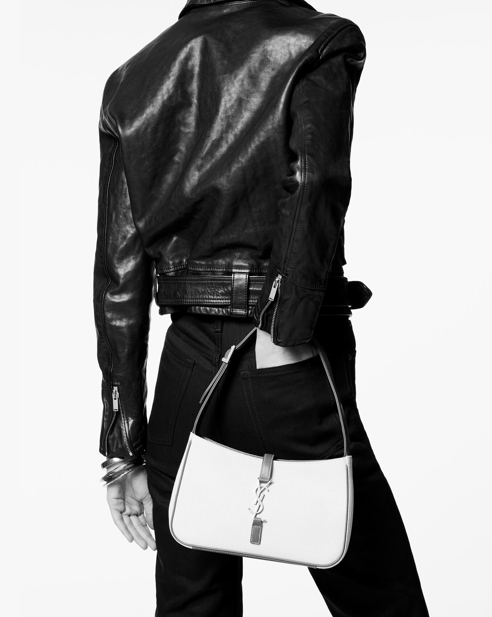 le 5 à 7 in canvas and leather grege and brick le 5 à 7 in canvas and leather grege and brick