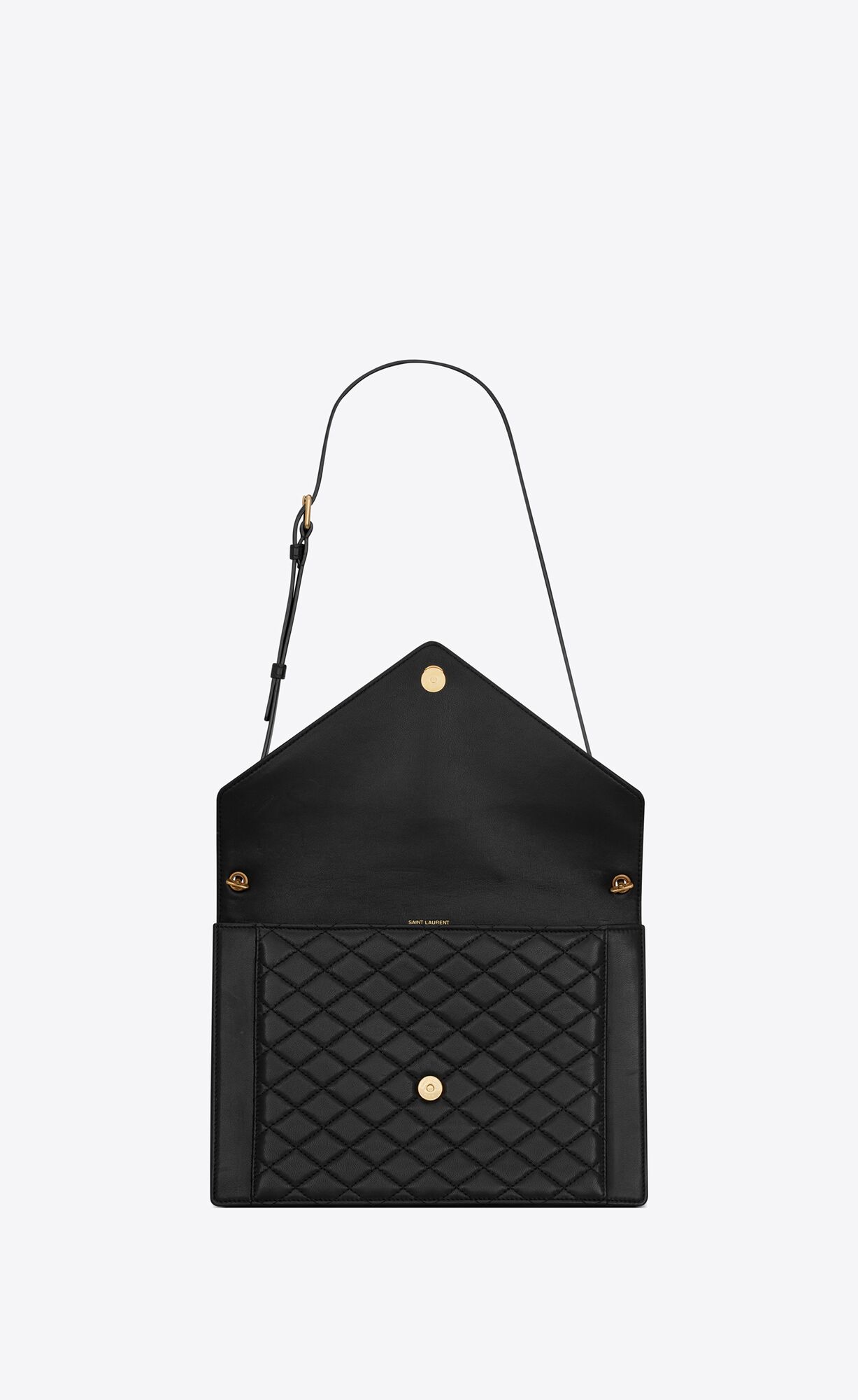 gaby satchel in quilted lambskin black gaby satchel in quilted lambskin black