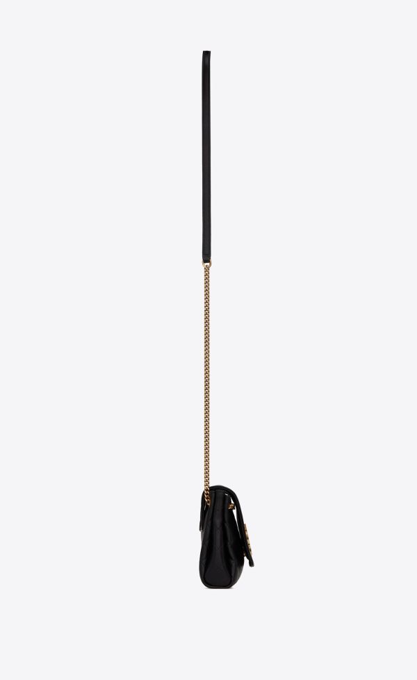 mini nolita in lambskin black