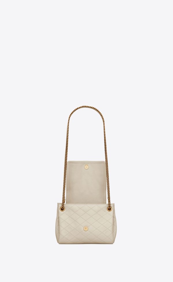 mini nolita in lambskin blanc vintage