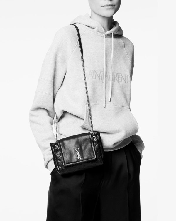 mini nolita in lambskin blanc vintage
