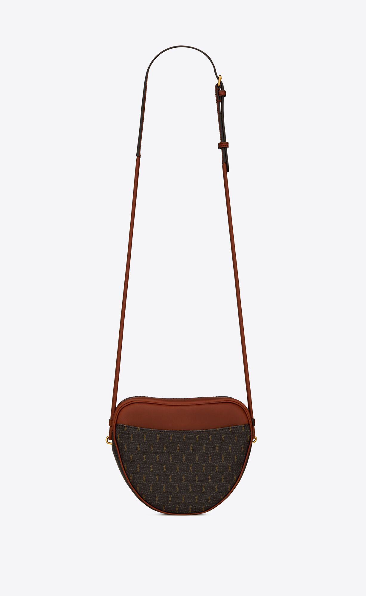 le monogramme cœur bag in cassandre canvas and smooth leather chestnut le monogramme cœur bag in cassandre canvas and smooth leather chestnut
