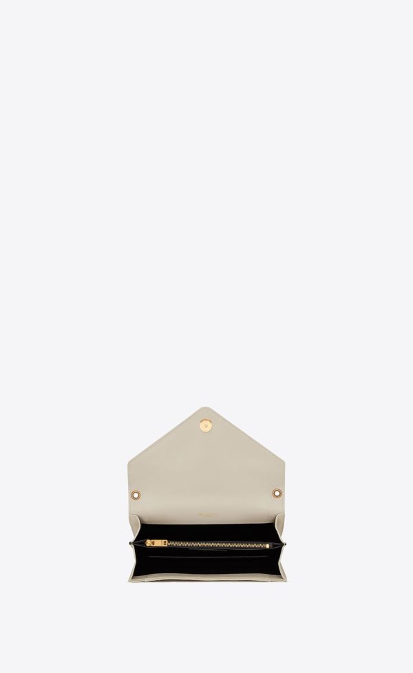 gaby mini satchel in quilted lambskin blanc vintage
