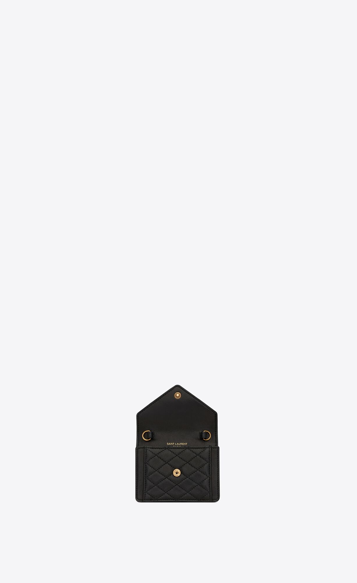 gaby micro bag in quilted lambskin noir gaby micro bag in quilted lambskin noir