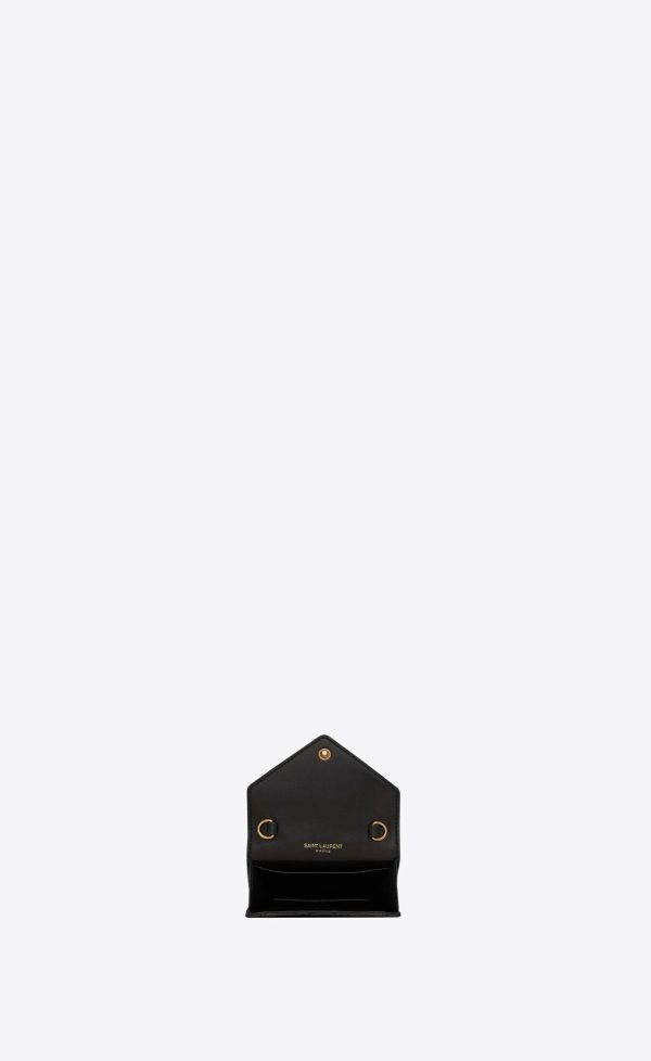 gaby micro bag in quilted lambskin noir