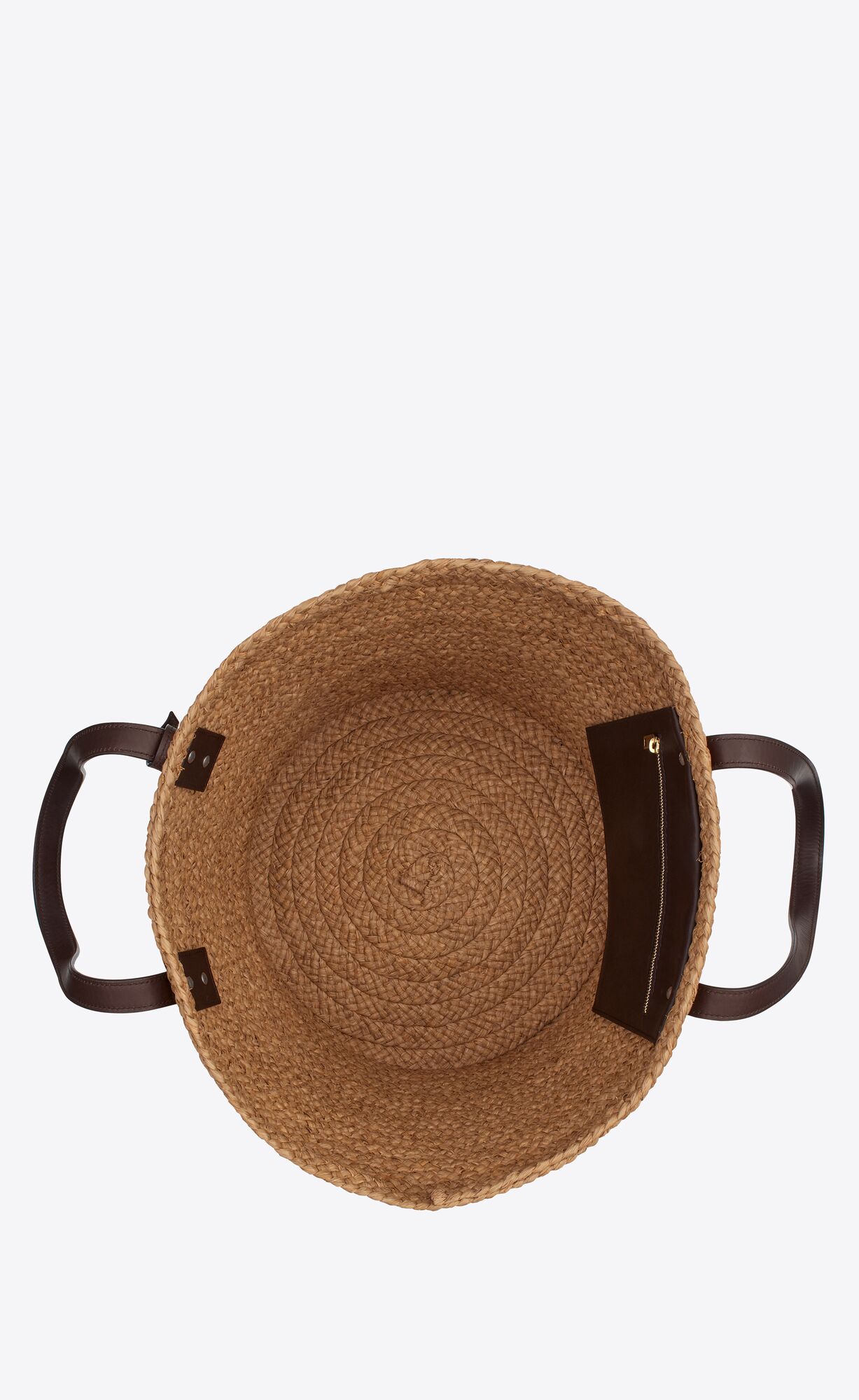 panier medium bag in raffia ivory panier medium bag in raffia ivory