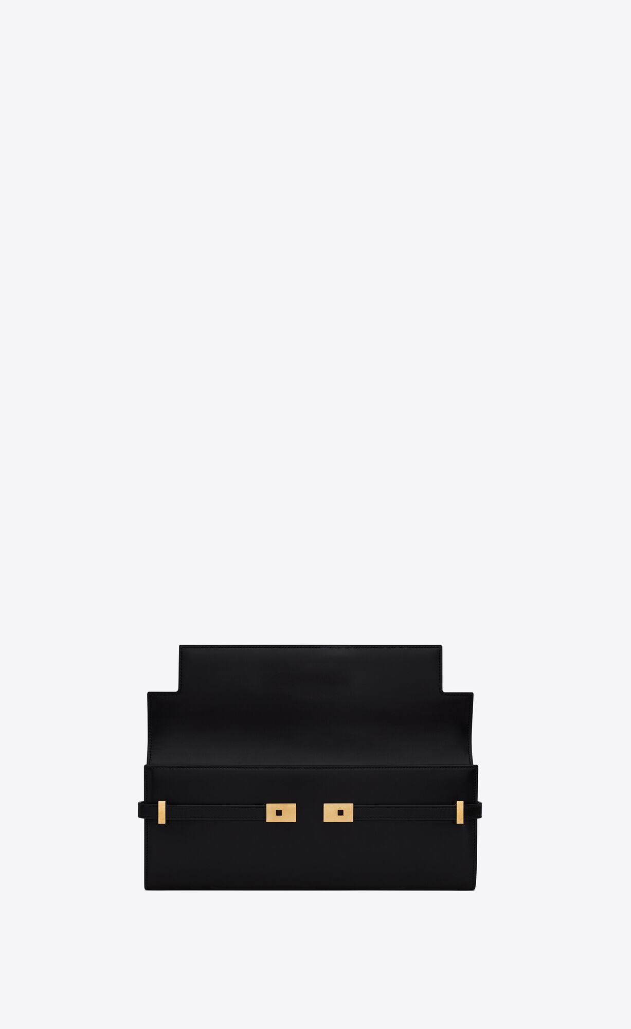 manhattan clutch in box saint laurent leather noir manhattan clutch in box saint laurent leather noir