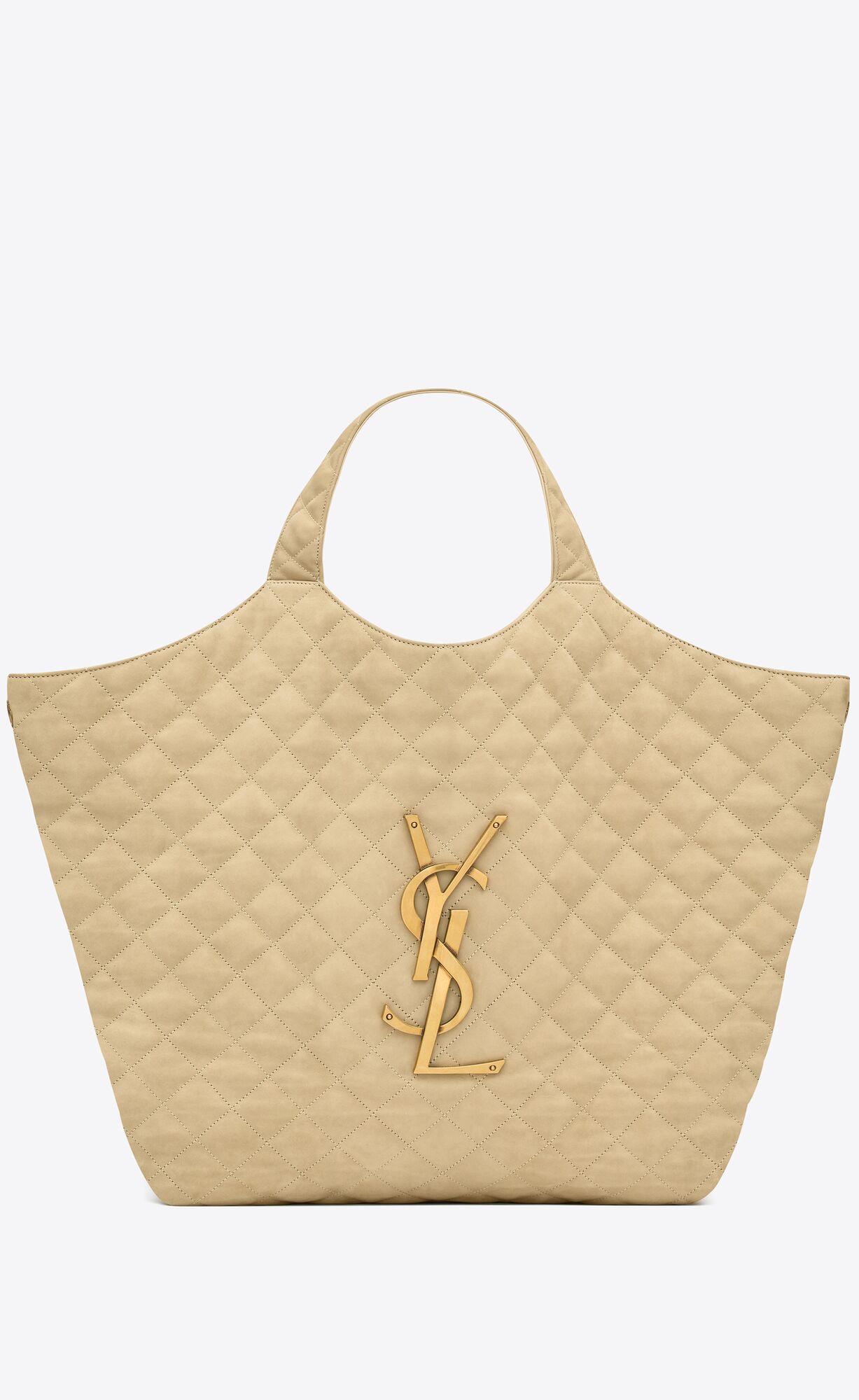 icare maxi shopping bag in quilted nubuck suede beige icare maxi shopping bag in quilted nubuck suede beige