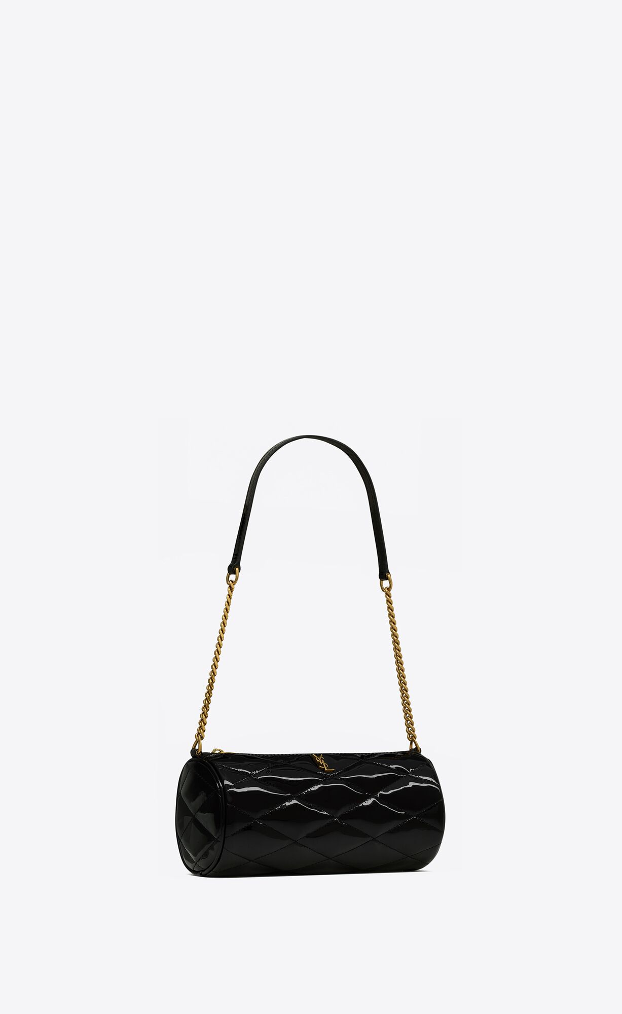 sade mini in quilted patent leather black sade mini in quilted patent leather black