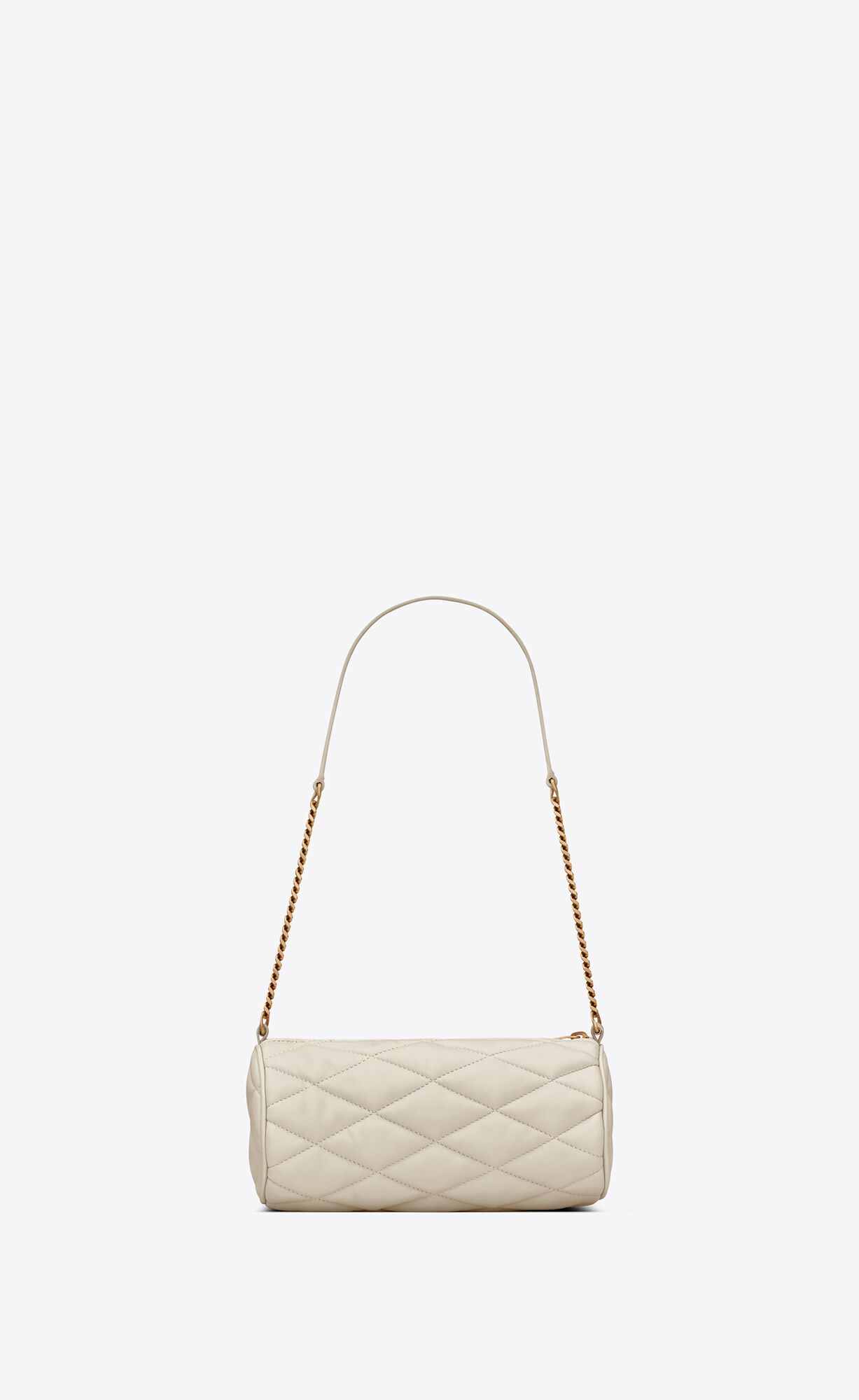 sade mini tube bag in quilted lambskin vintage white sade mini tube bag in quilted lambskin vintage white