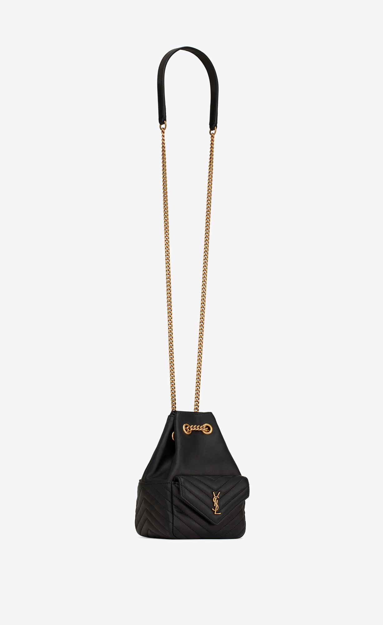 joe mini bucket bag in quilted lambskin black joe mini bucket bag in quilted lambskin black