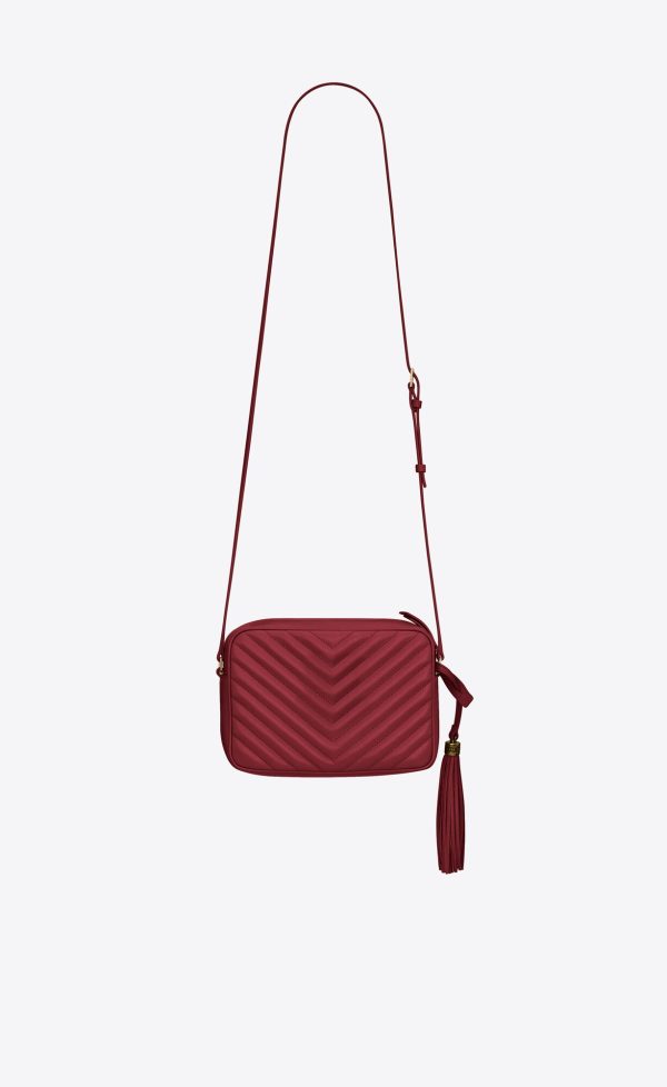 lou in quilted leather rouge opyum