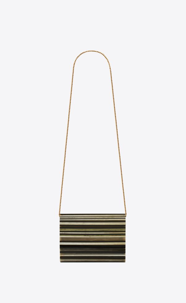 vicky miniaudiere in plexiglass black, green and grey