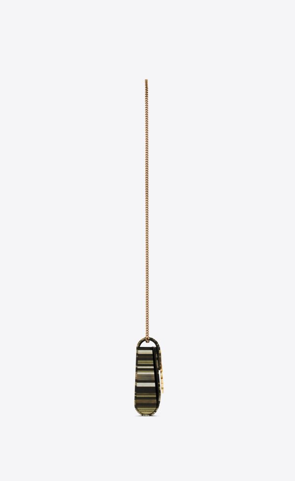 vicky miniaudiere in plexiglass black, green and grey