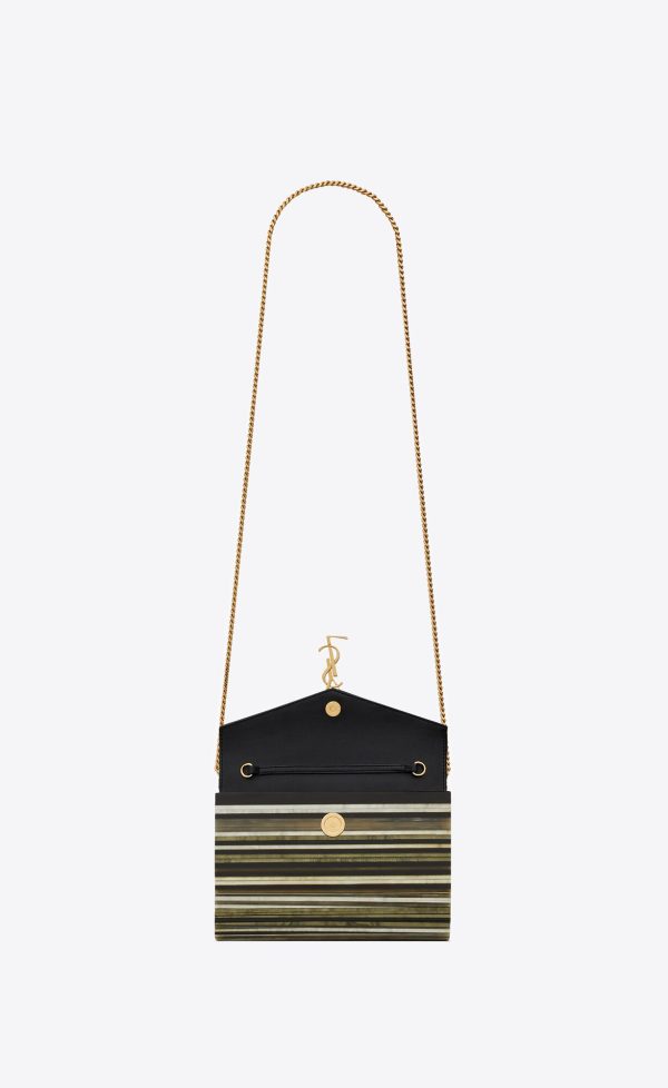 vicky miniaudiere in plexiglass black, green and grey